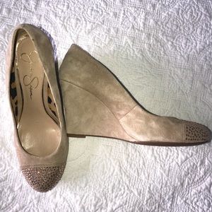 Jessica Simpson Suede Wedges